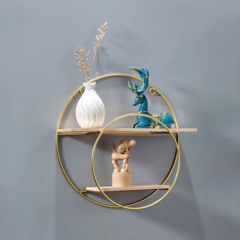 Stylish Multi-Tier Wall Shelf for Elegant Displays