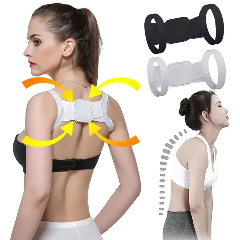 PostureBuddy Adjustable Back Support Brace for Daily Comfort