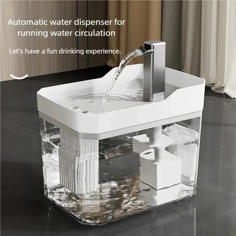 PawPure Rechargeable Cat Water Fountain | USB-Powered Design