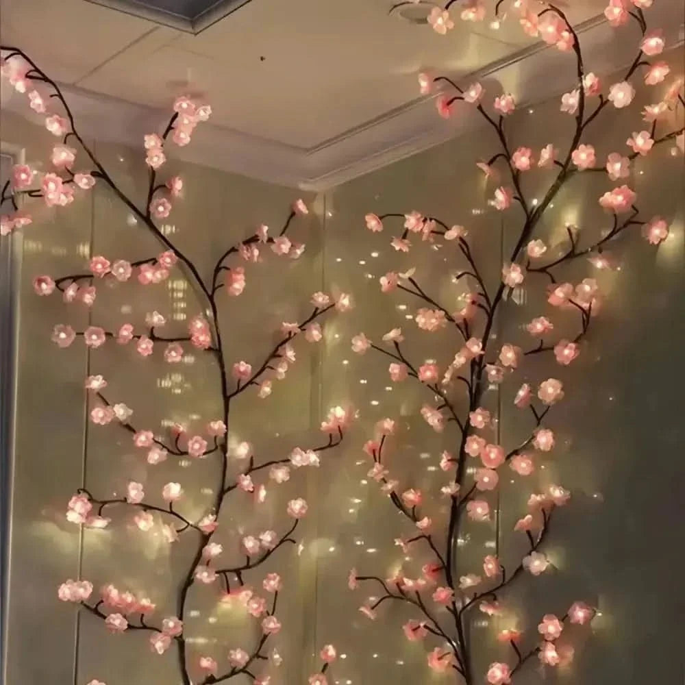 Luminous Nature-Inspired LED Branch Lights for Home Decor