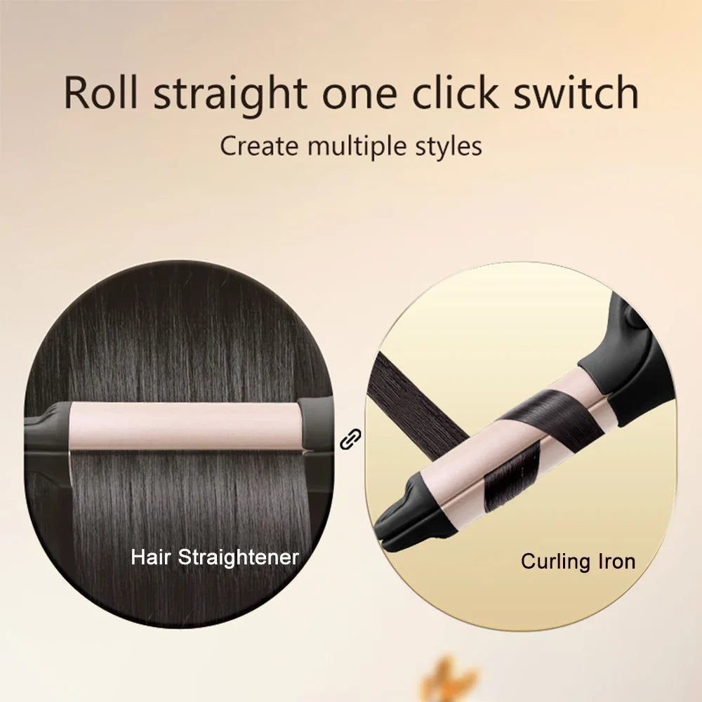 WaveMaster Portable Cordless Curling Iron – Rechargeable Hair Curler with Quick Heat, 3 Heat Levels, Safety Design & Auto Shutoff