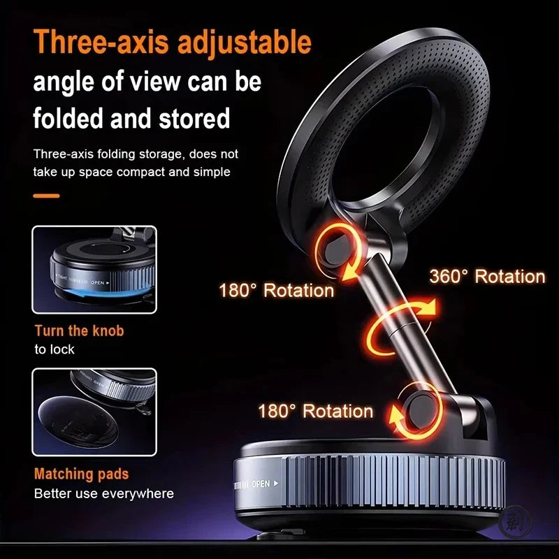 SmartGrip Magnetic Phone Holder for Car – 360° Air Vent Mount