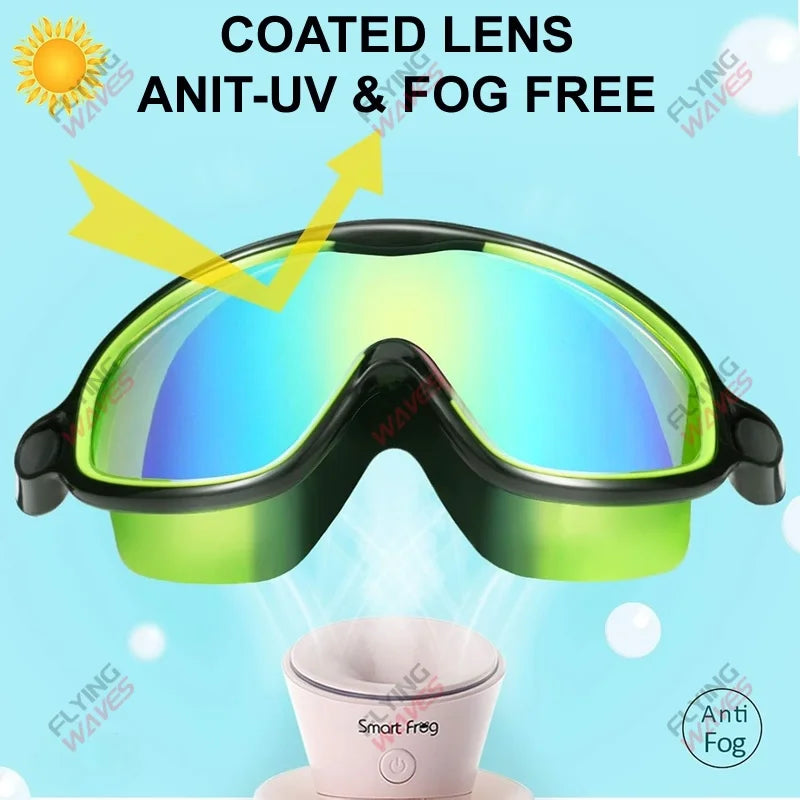 AquaVision Youth Swim Goggles | Comfortable Anti-Fog Design with UV Shielding for Ages 3–15
