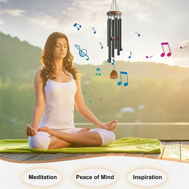 Serenity Sound Aluminum Wind Chime – Elegant Outdoor Decor for Your Space