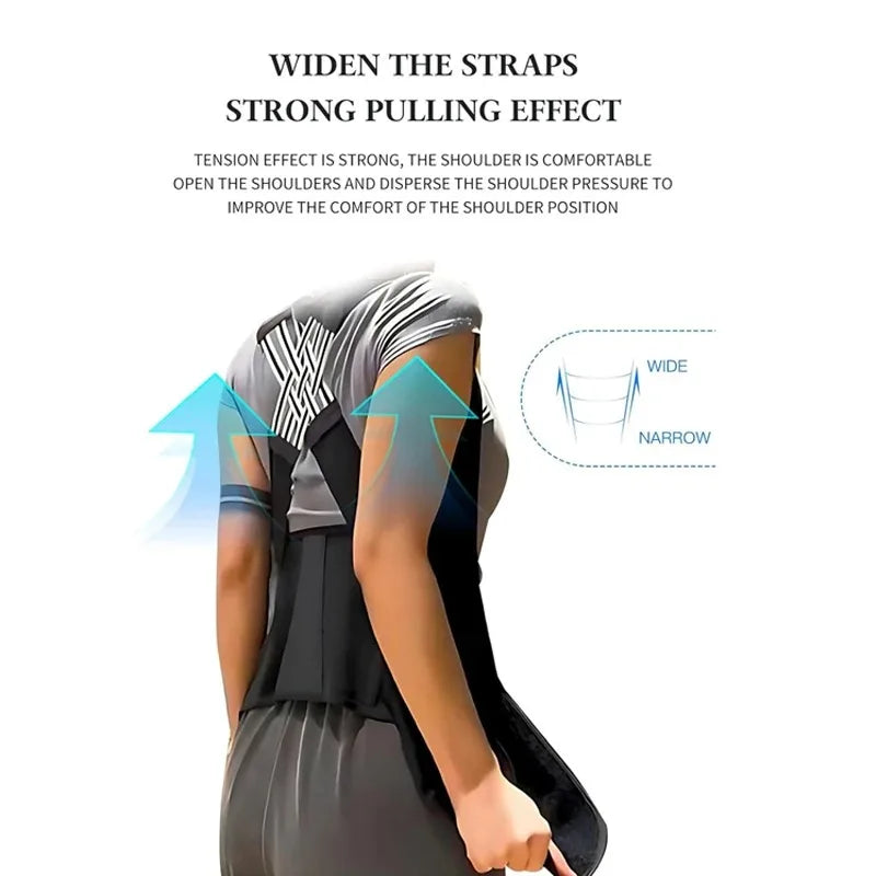 PostureBuddy Women's Back Support Brace – Comfortable & Adjustable