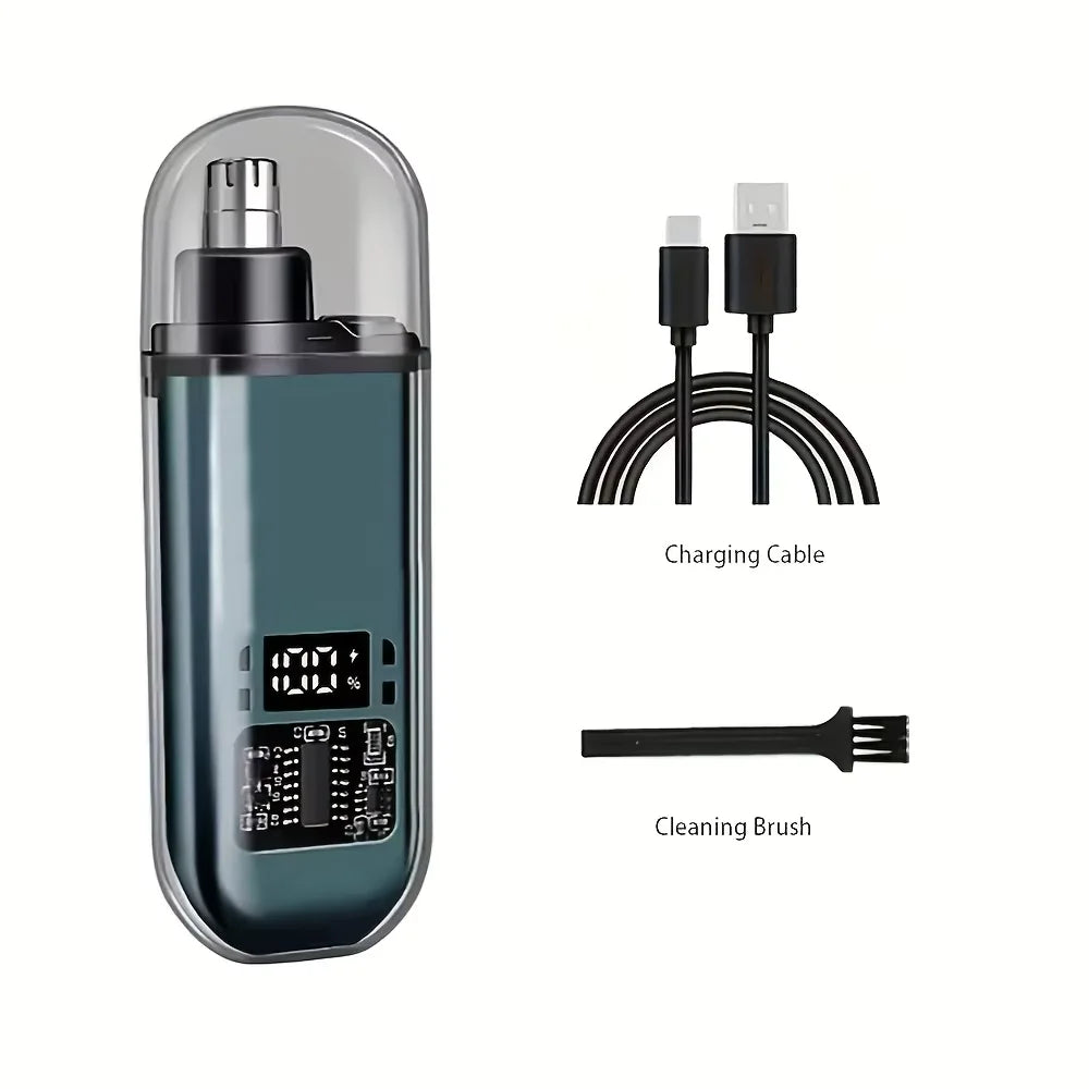 EazyTrim Rechargeable Nose & Ear Hair Trimmer – Compact Grooming Tool
