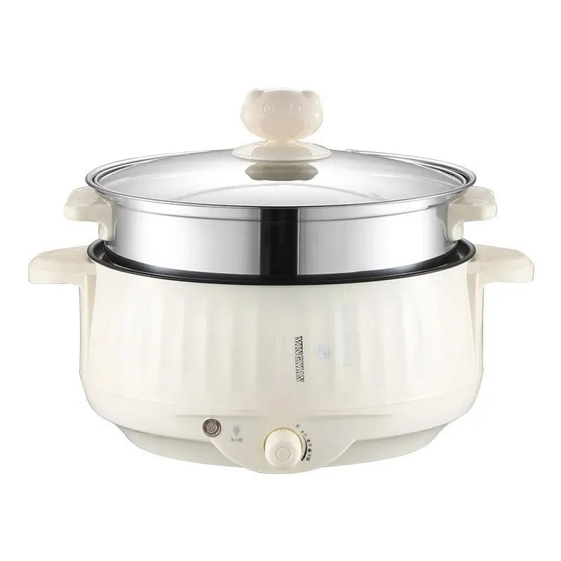SwiftCook Compact Electric Steamer & Hot Pot for Quick Meals
