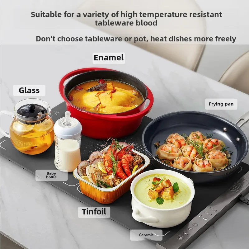 Flexible Heating Plate for Beverages – Foldable Electric Warmer 220V
