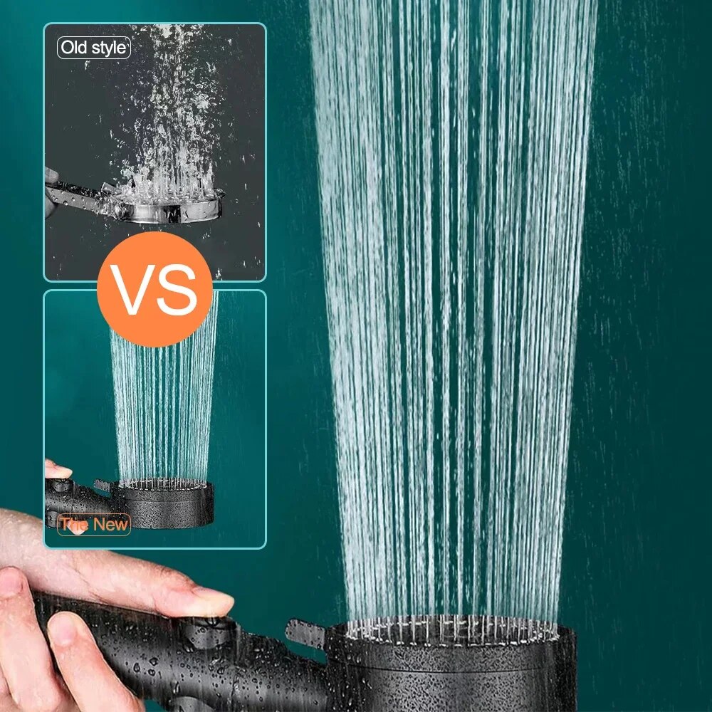 Revitalizing High-Pressure Showerhead with Flexible Hose