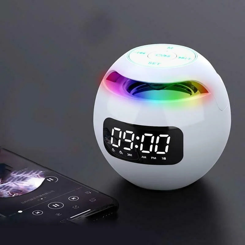 Speaker Clock with Alarm Functionality – GlowBeep Design