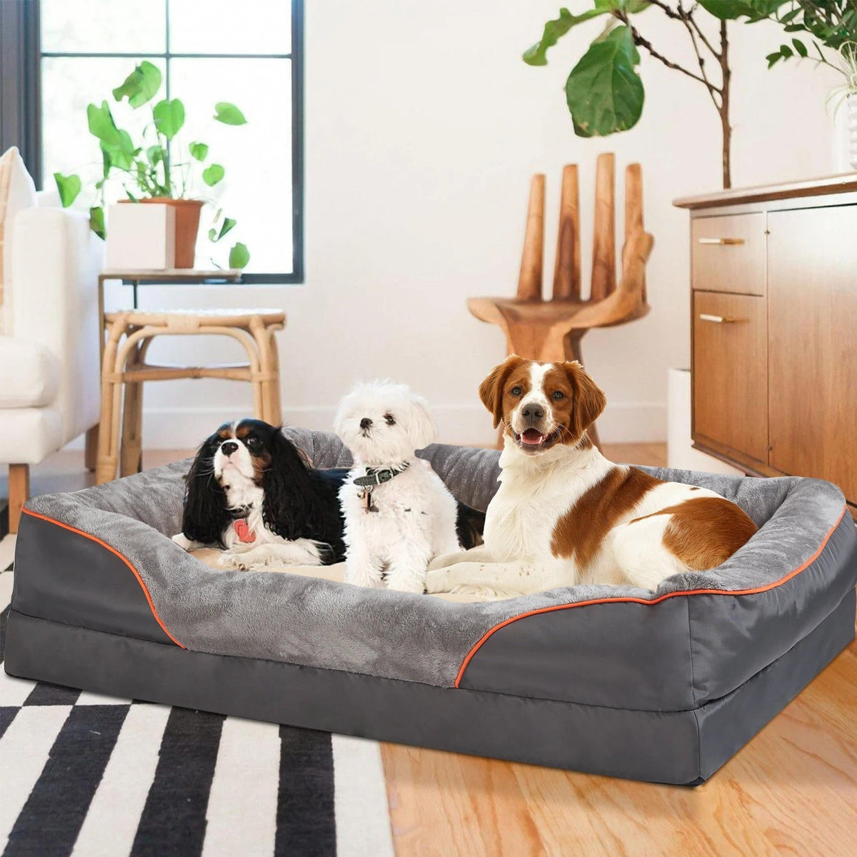 Premium Comfort Pet Bed with Orthopedic Support
