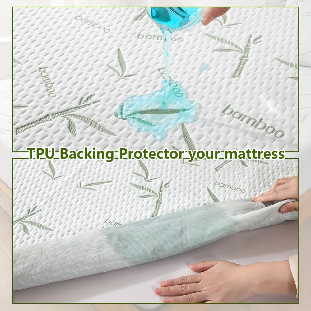 EcoComfort – Ultra-Breathable Bamboo Mattress Protector for Summer Bliss