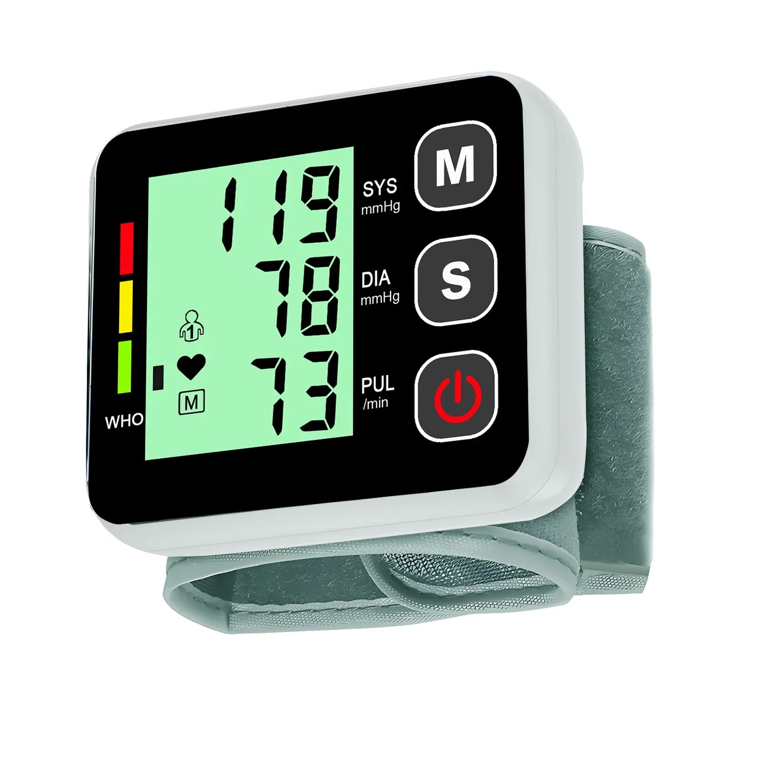SmartPulse Automatic Blood Pressure Monitor with LCD Display