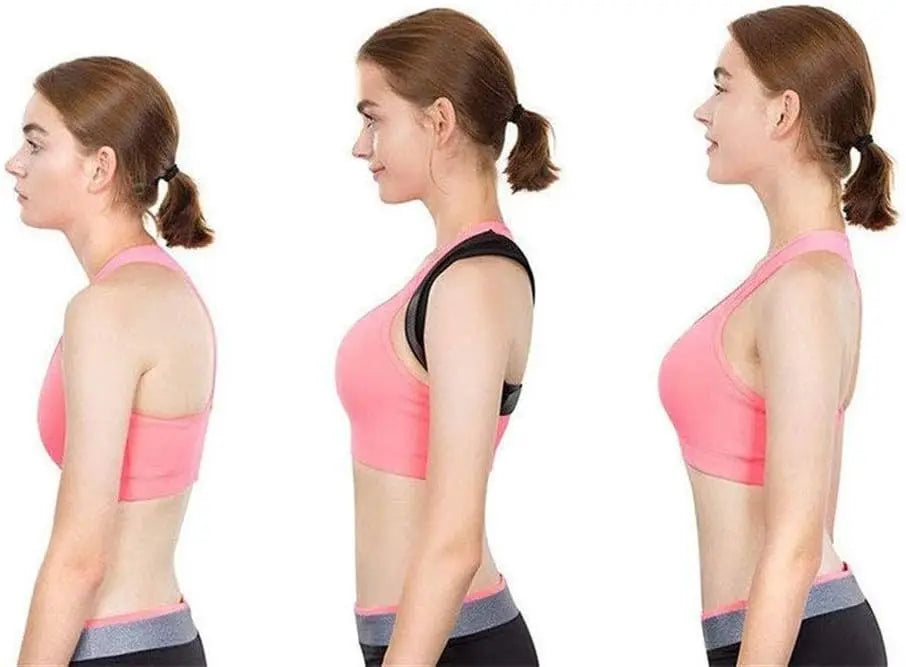 FlexiPosture Adjustable Support Brace – Comfortable Back Alignment for All