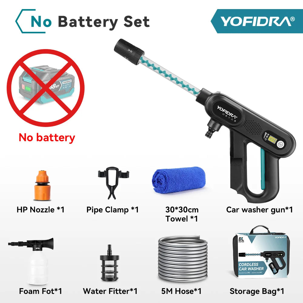 AquaJet 5-in-1 Battery-Operated Portable Pressure Cleaner