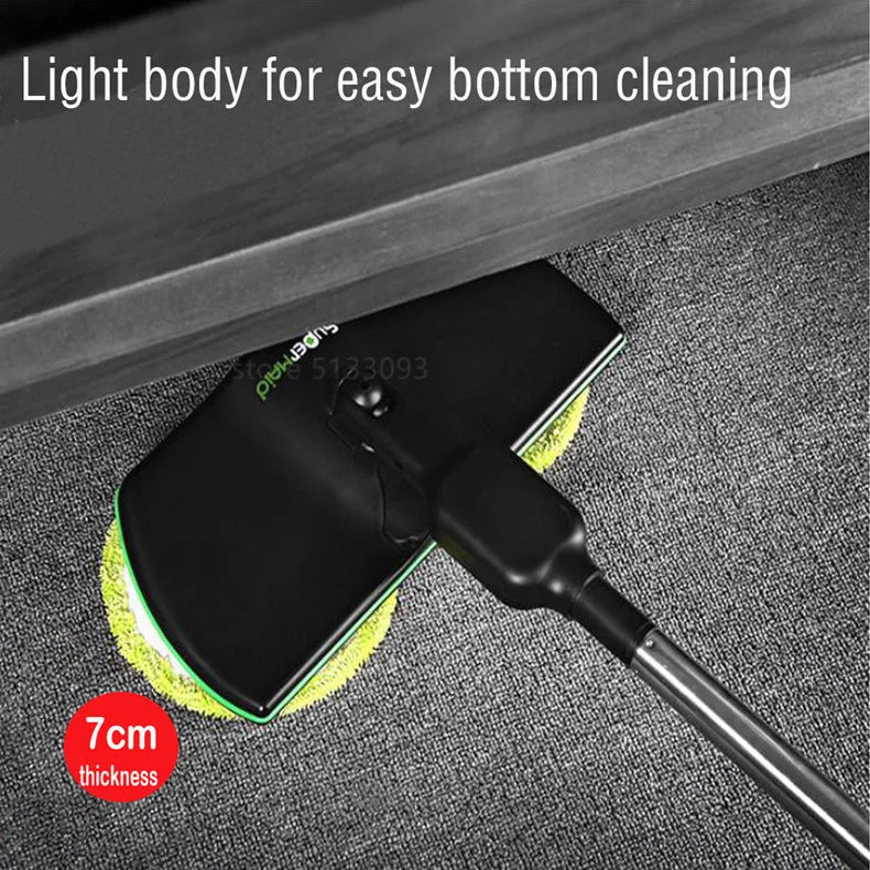 Wireless Spin Mop with Dual-Motor Cleaning Power