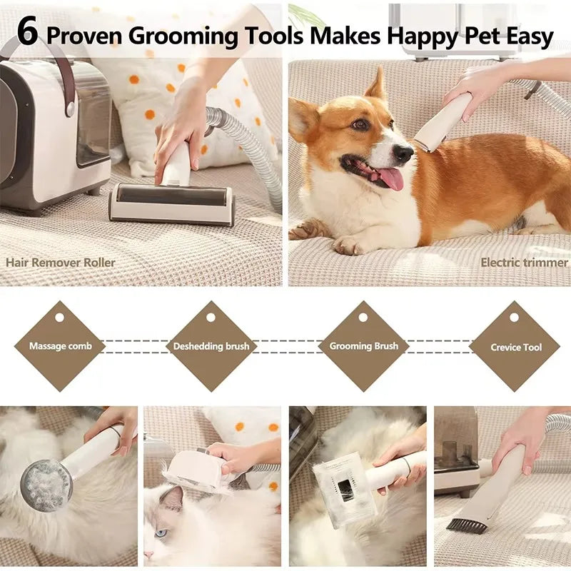 Effortless Pet Grooming with the FurryClean Vacuum System