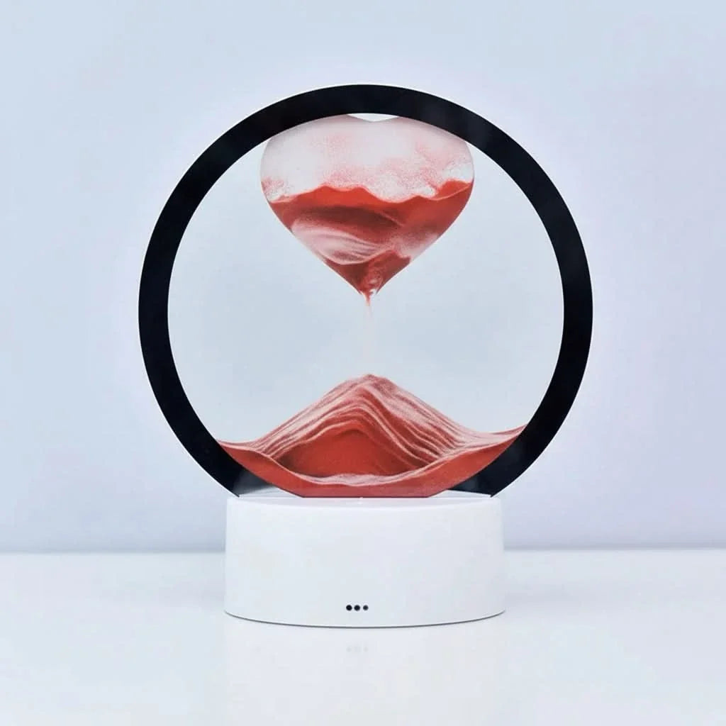 Sandsation – 3D Hourglass Light with Fluid Sand Movement