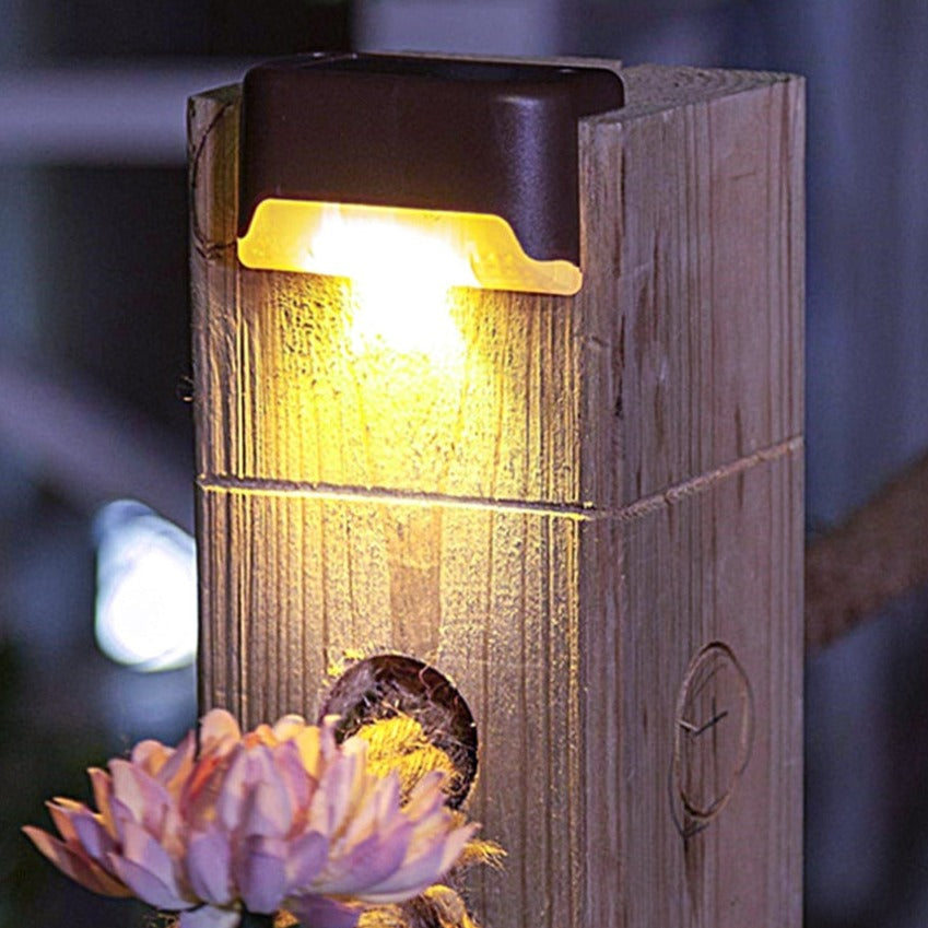 Stairway Lighting Powered by Solar Energy