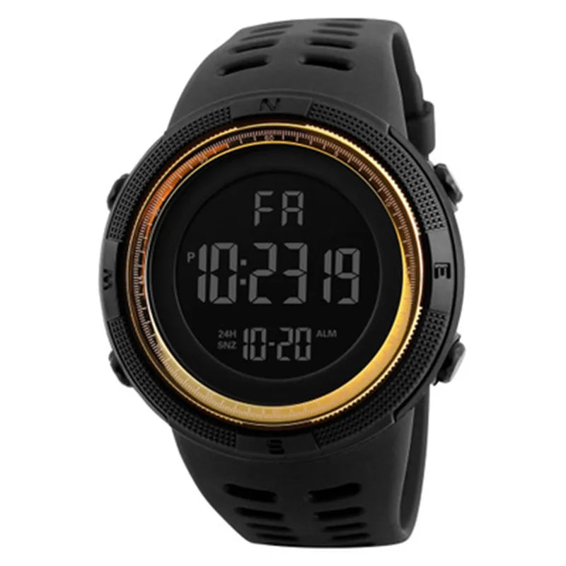 TitanPro Men's Luminous Digital Sports Watch – 50mm Bold Display