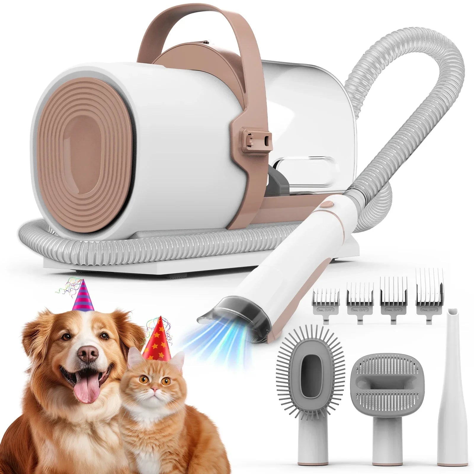 PawPerfect Pet Grooming Vacuum System | 11000Pa Hair Removal Kit