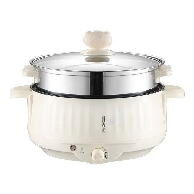 SwiftCook Compact Electric Steamer & Hot Pot for Quick Meals