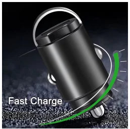 PowerDrive 200W Dual-USB Car Charger – Efficient On-the-Go Charging Adapter