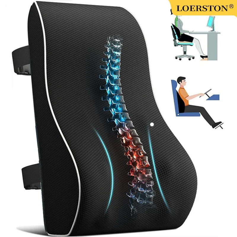 ComfyDrive Lumbar Support Cushion – Ultimate Comfort for Cars & Office