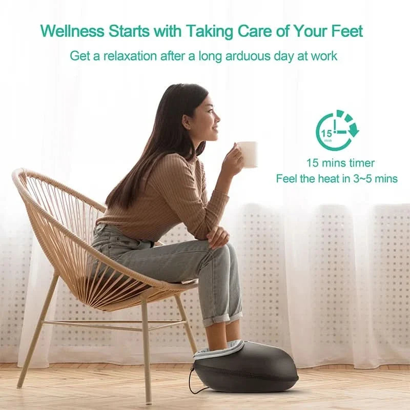 SoothingHeat – Electric Shiatsu Foot Massager for Ultimate Relief