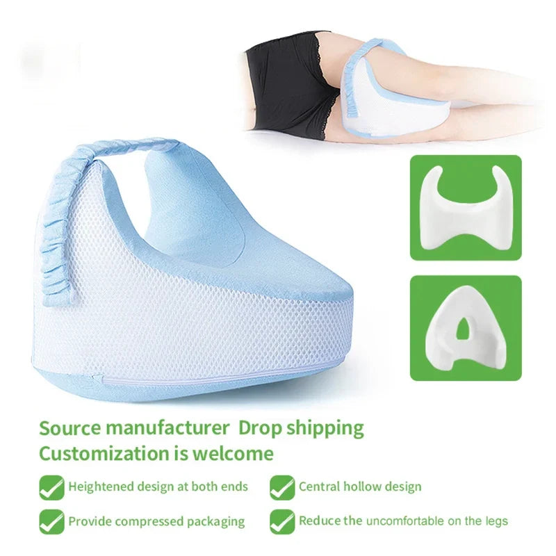 CloudNest Comfort Pillow – Ergonomic Leg Support for Side Sleepers