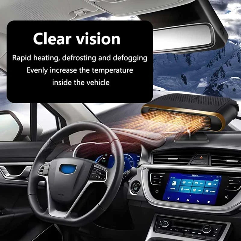 SmartDrive 12V Dual-Function Car Heater & Airflow System