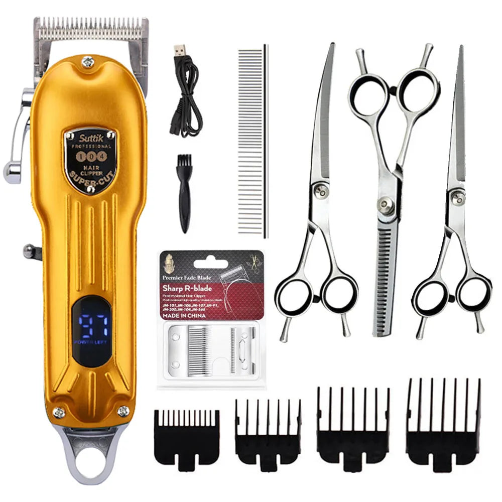 PawEase Rechargeable Dog Grooming Clippers – Quiet, Cordless Trimmer
