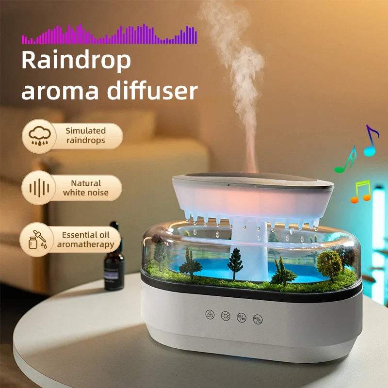 Aromaluxe Ultrasonic Humidifier & Essential Oil Diffuser with LED Lights