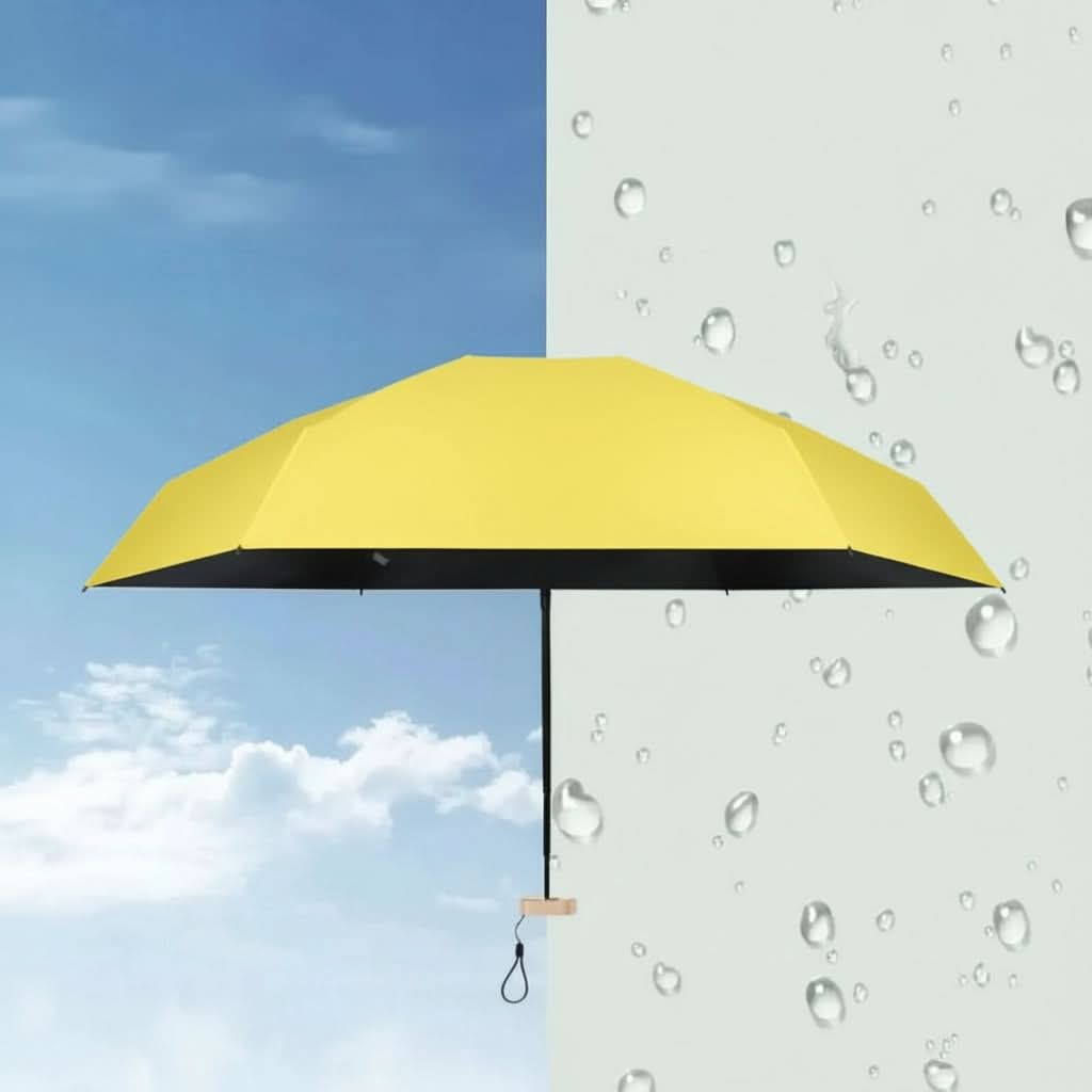 SkyGuard – Portable Mini Sunshade with UV and Rain Defense
