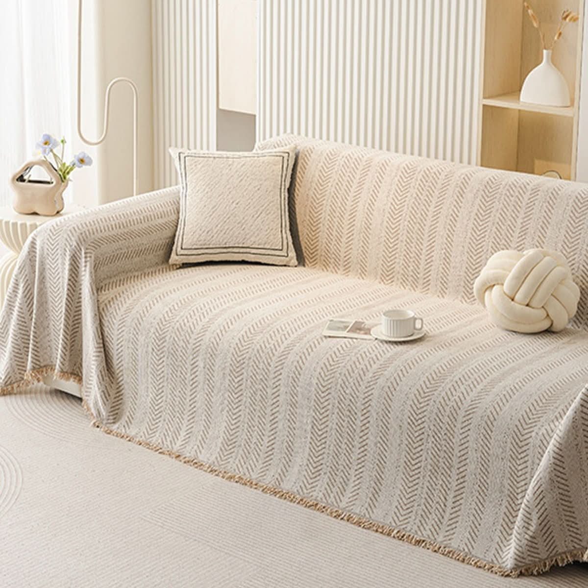 CozyGuard – Plush Chenille Sofa Protector for Everyday Use