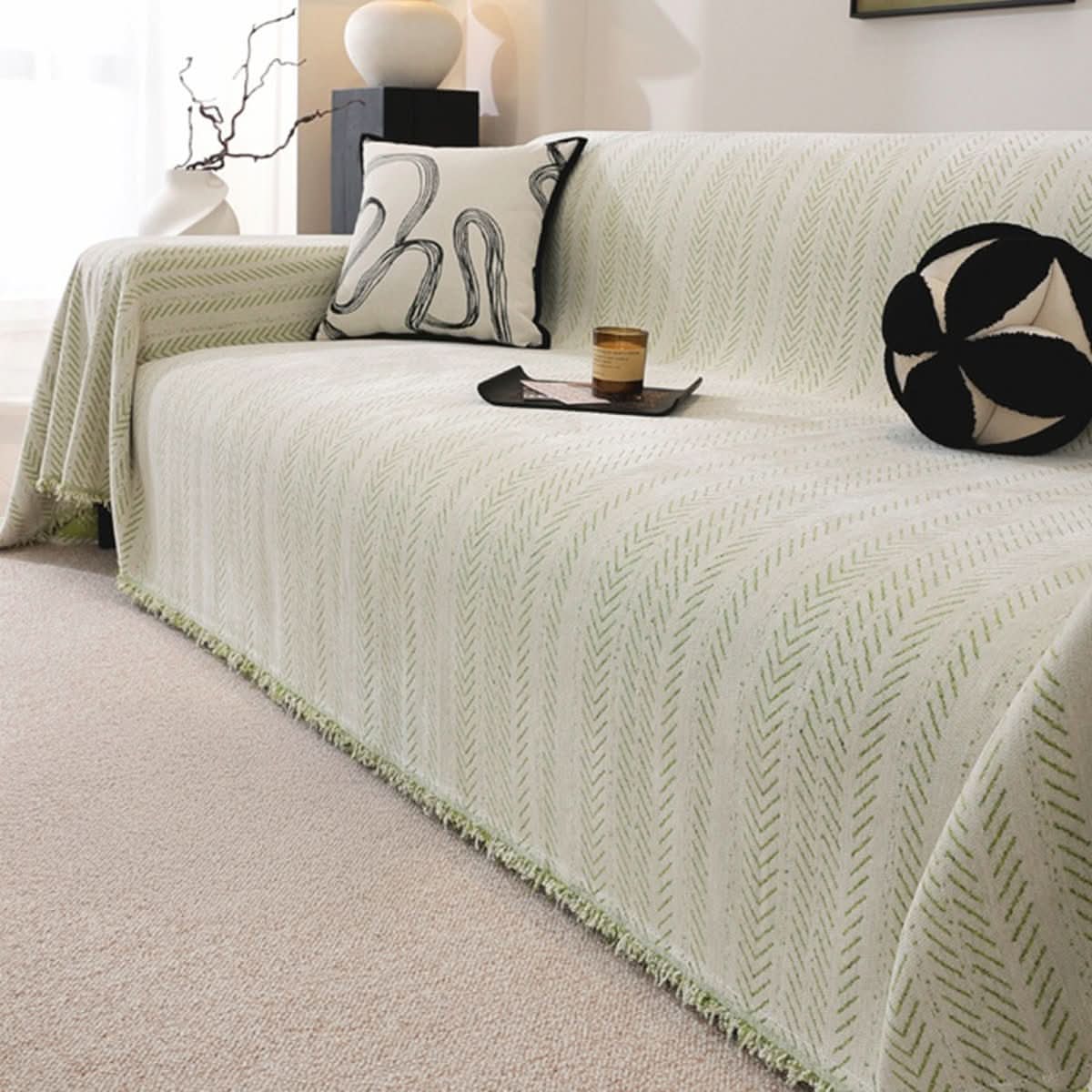 CozyGuard – Plush Chenille Sofa Protector for Everyday Use