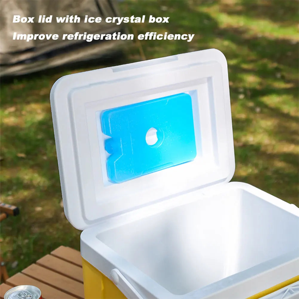 6L Insulated Portable Cooler Box for Camping with Multiple Layers