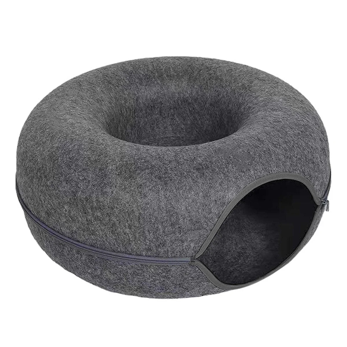 Feline Fun Sphere – Cozy Interactive Wool Cat Retreat