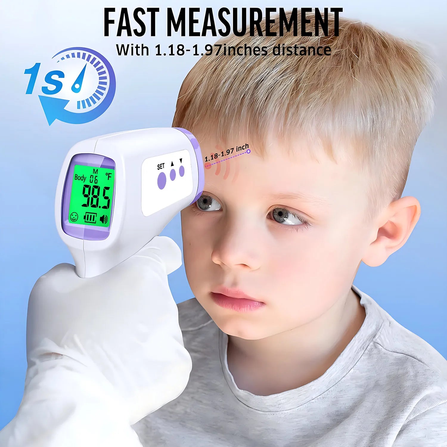 SmartTemp Ear Thermometer – Compact Infrared Temperature Gauge