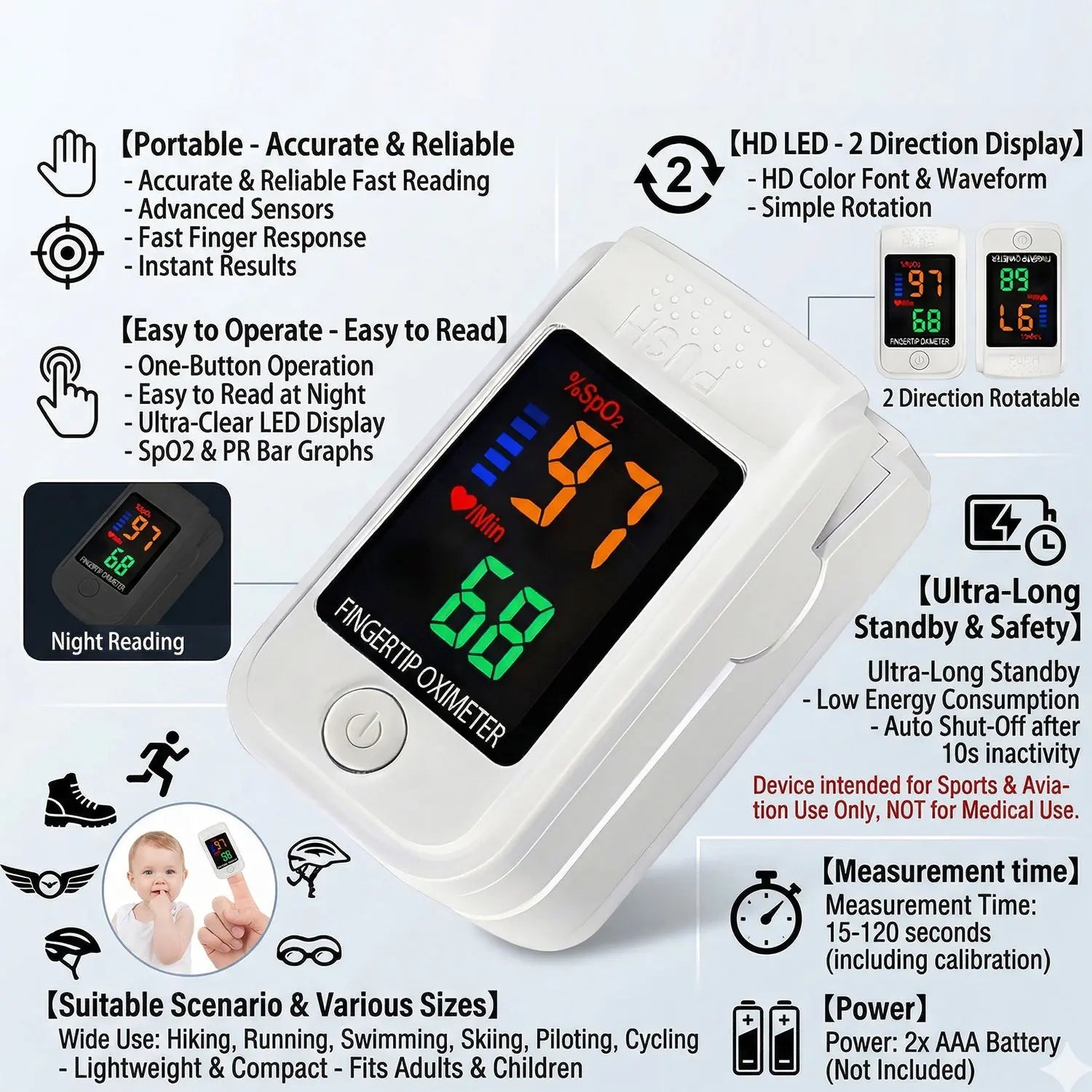 SmartScan Infrared Forehead Thermometer – Quick and Portable No-Touch Device