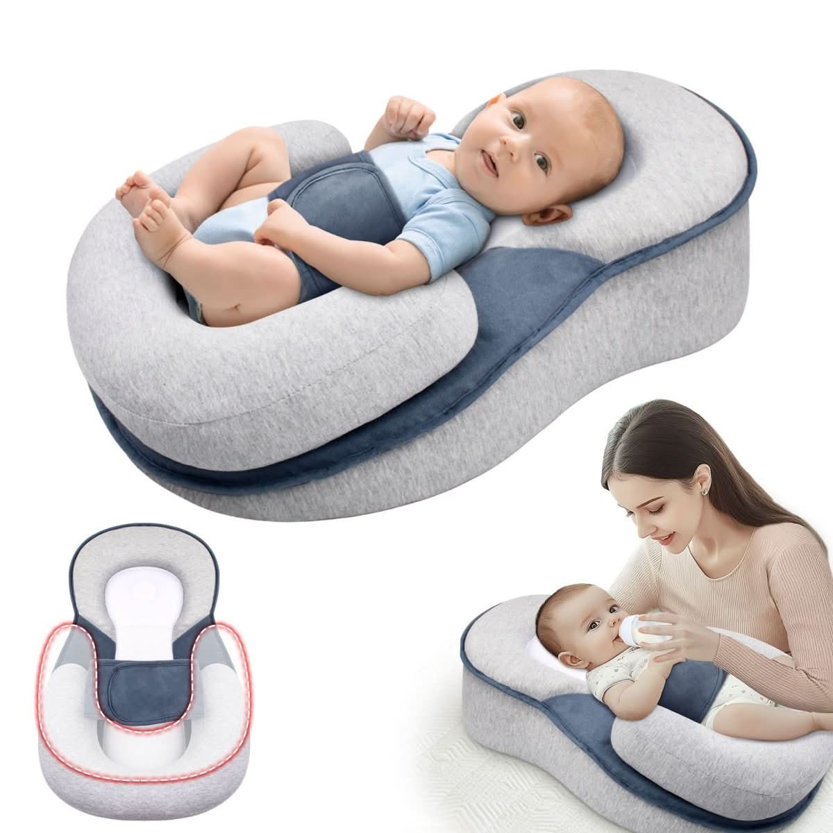 CozyCuddle – Ergonomic Baby Head Support Cushion
