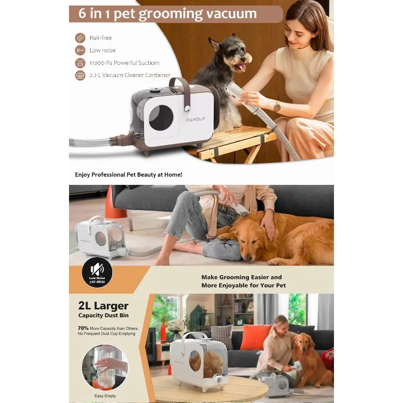 Effortless Pet Grooming with the FurryClean Vacuum System