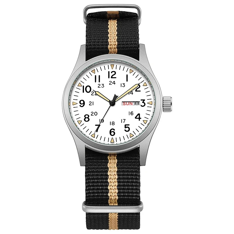 Men's 38mm Illuminated Adventure Watch - Clear Dial, Sturdy Strap