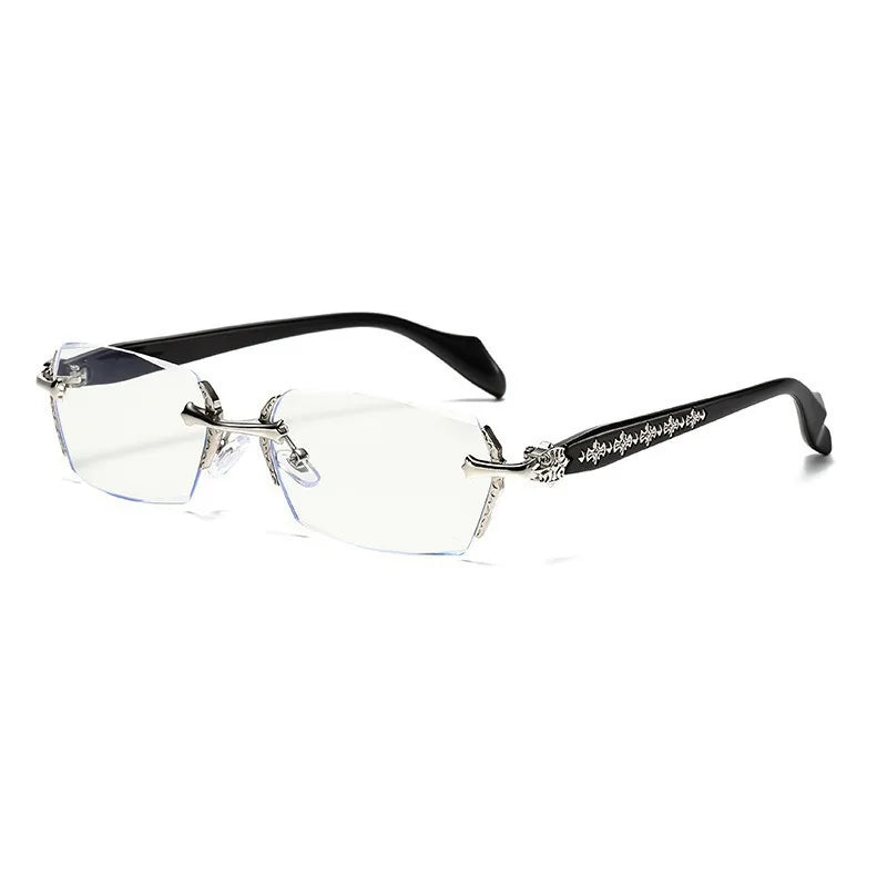 LumiGuard Frameless Blue Light Blocking Glasses – Sleek & Lightweight Computer Eyewear for Work and Gaming