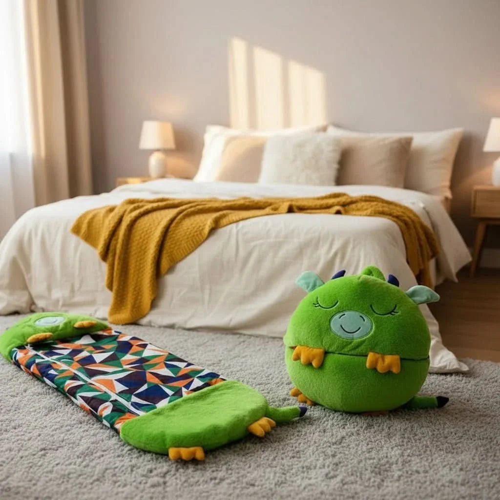 CuddleNest – Versatile Plush Toy and Sleeping Bag for Kids