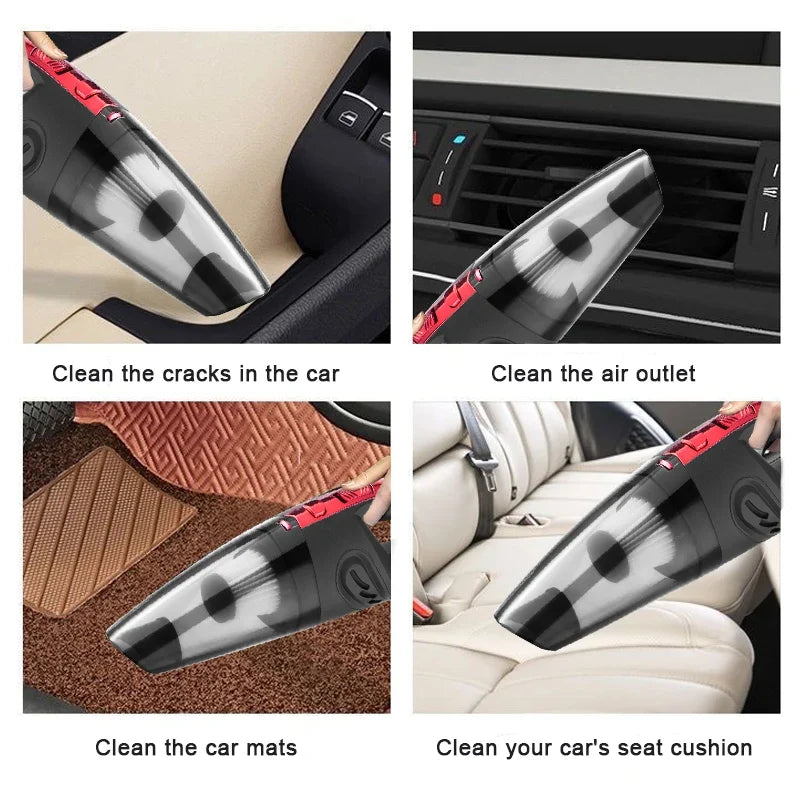 SwiftClean Cordless Handheld Vacuum – Lightweight & Powerful for Home and Car