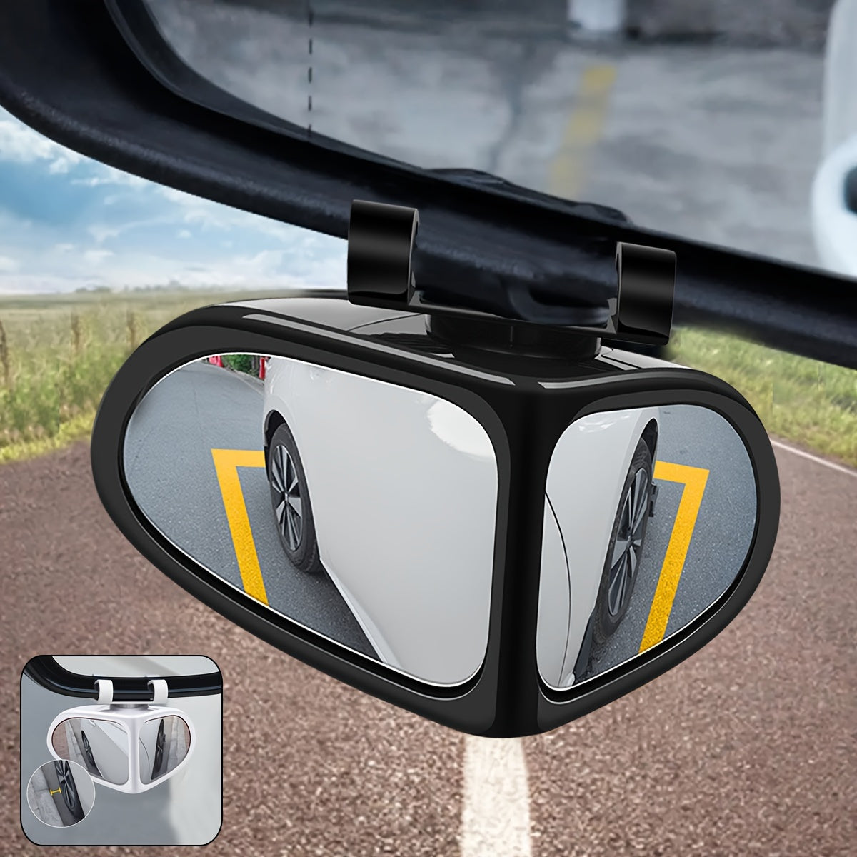 VisionGuard | HD Adjustable Blind Spot Mirrors for Safer Roads
