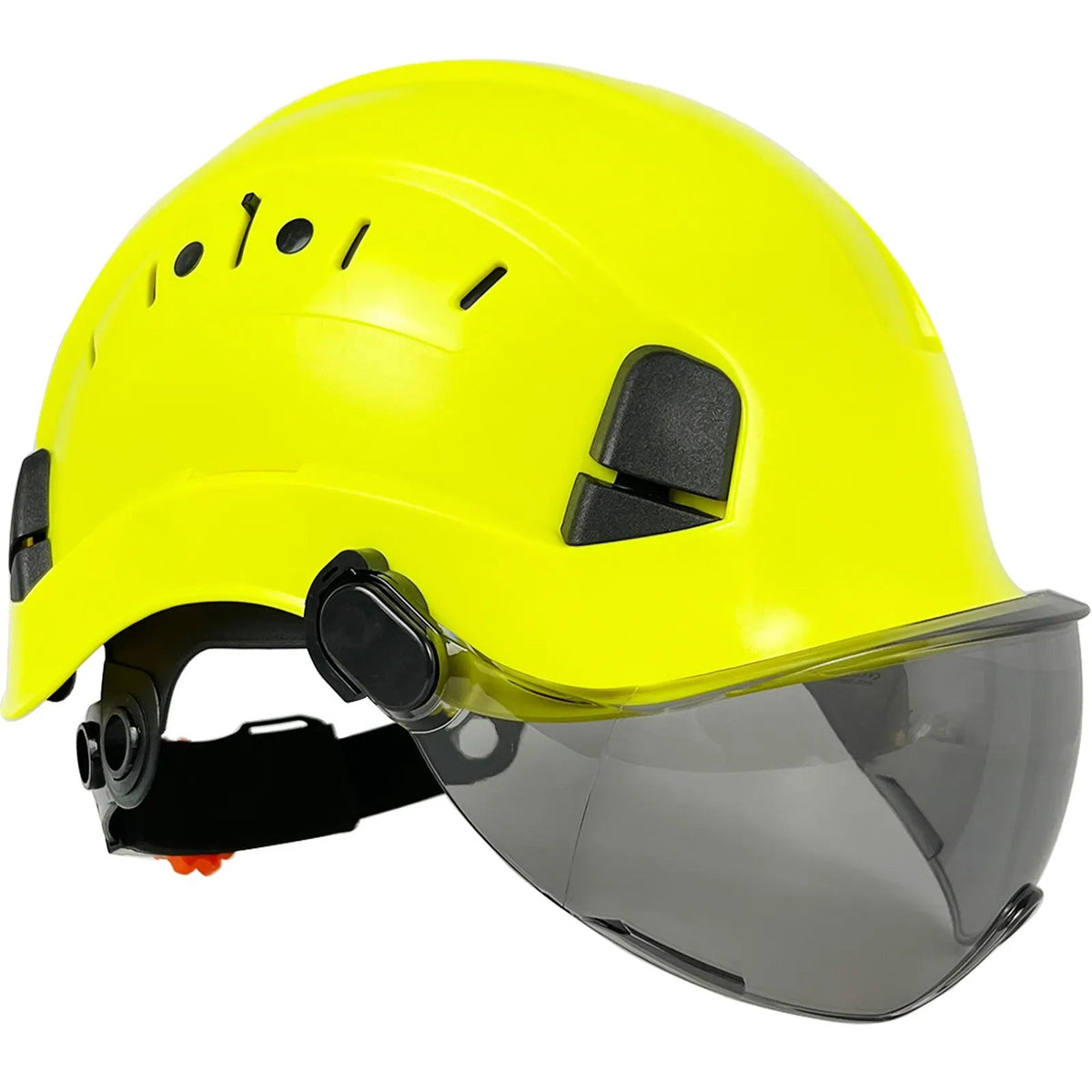 Guardian Shield | Hard Hat with Built-In Eye Protection