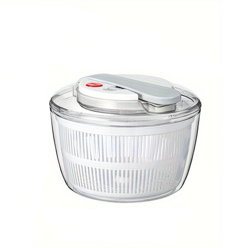 Compact Multi-Function Salad Spinner and Strainer Set