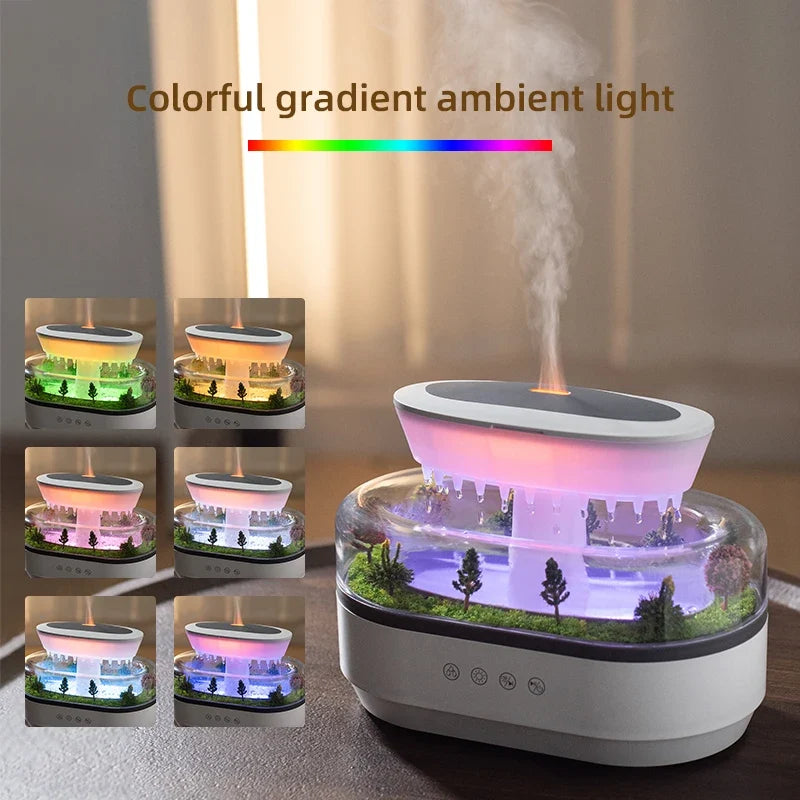 Aromaluxe Ultrasonic Humidifier & Essential Oil Diffuser with LED Lights